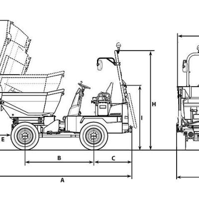 TE-DUMPER 2000 KG SUR ROUE – Image 5